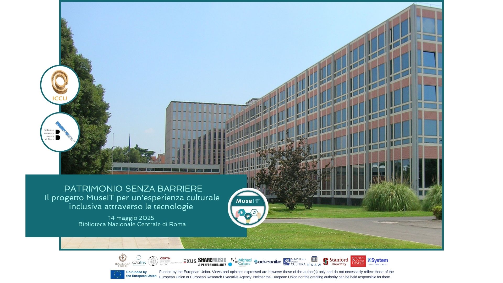 PATRIMONIO SENZA BARRIERE Il progetto MuseIT per un'esperienza culturale inclusiva attraverso le tecnologie